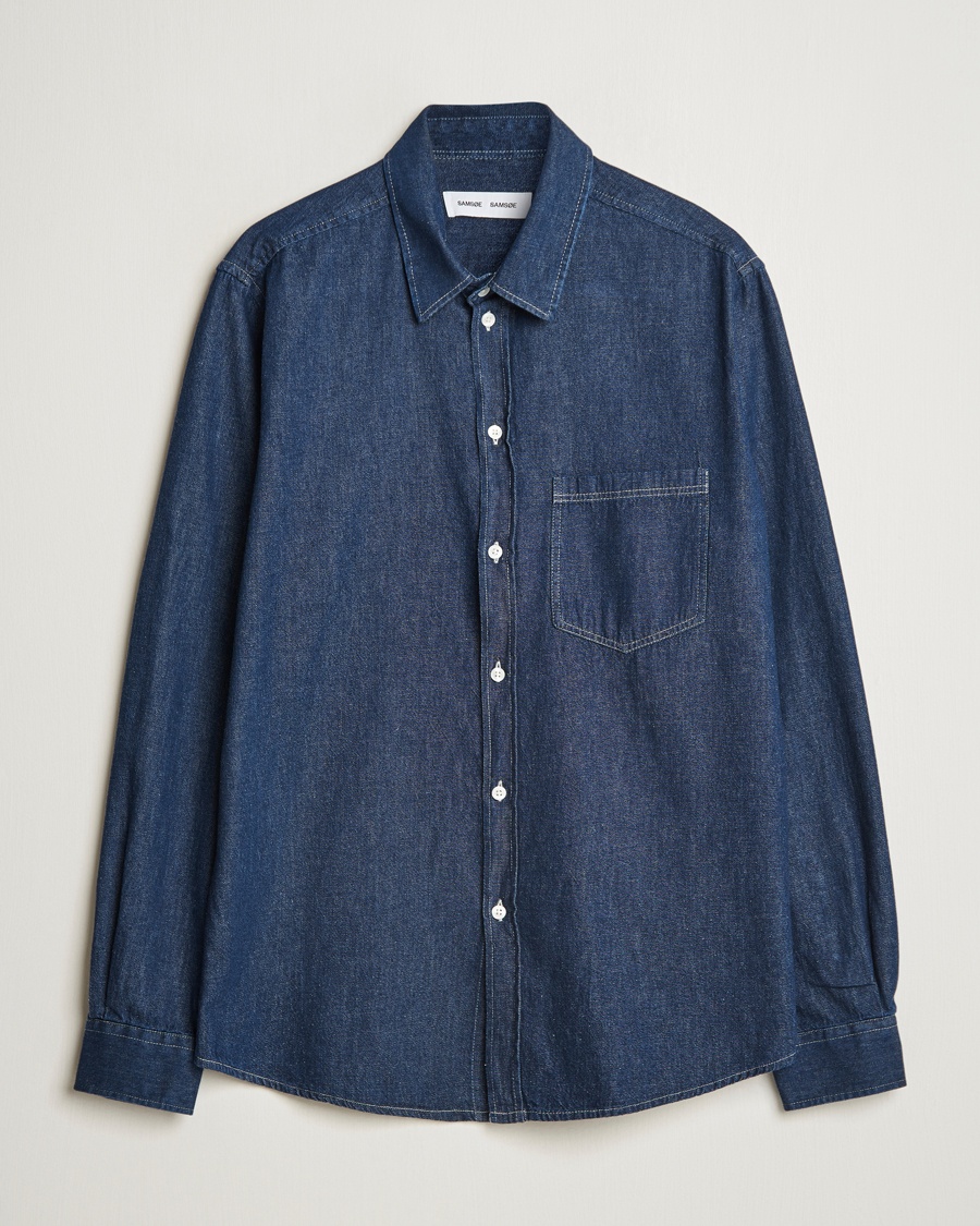 Samsøe Samsøe Ryan Chambray Shirt Salute Blue – Blue