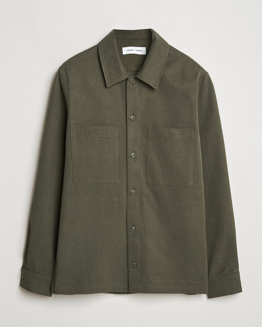 Samsøe Samsøe Sataka Overshirt Forest Night – Green