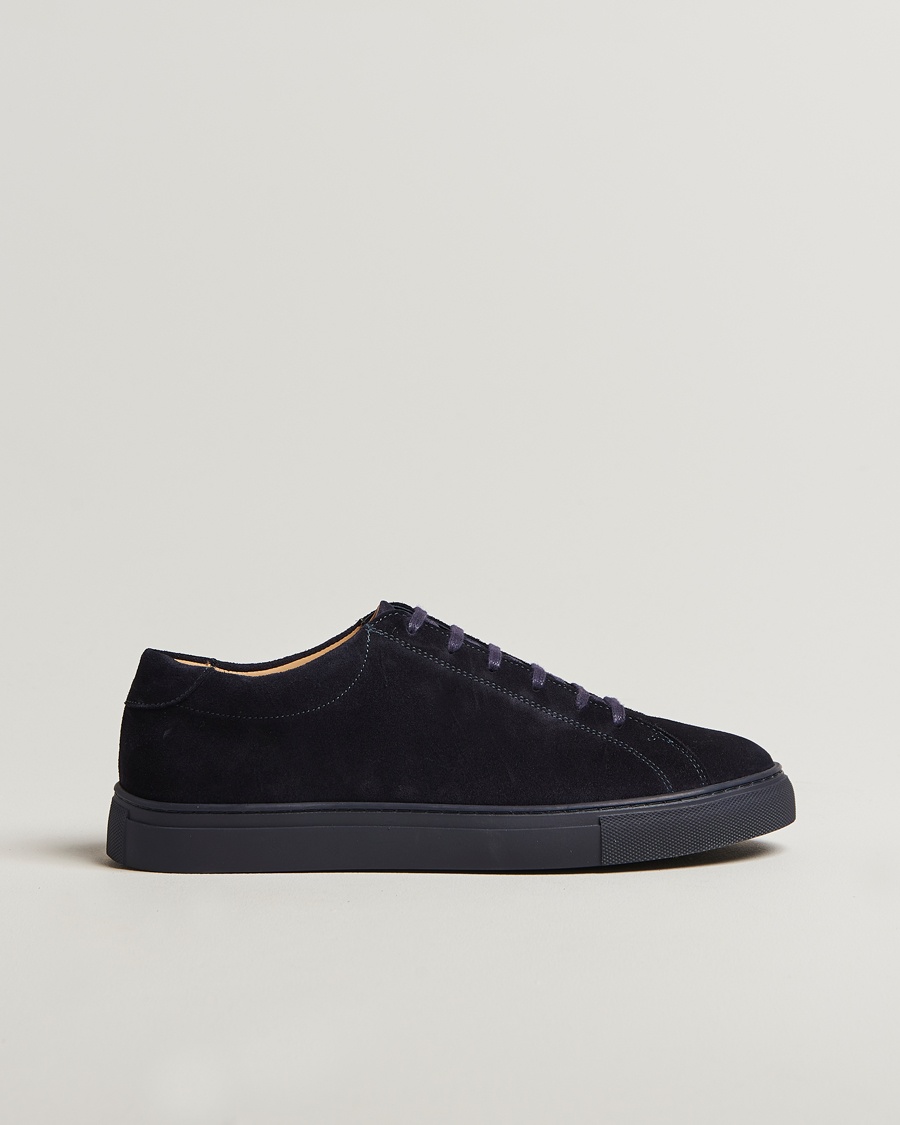 Myrqvist Oaxen Monochrome II Sneaker Navy Suede – Blue