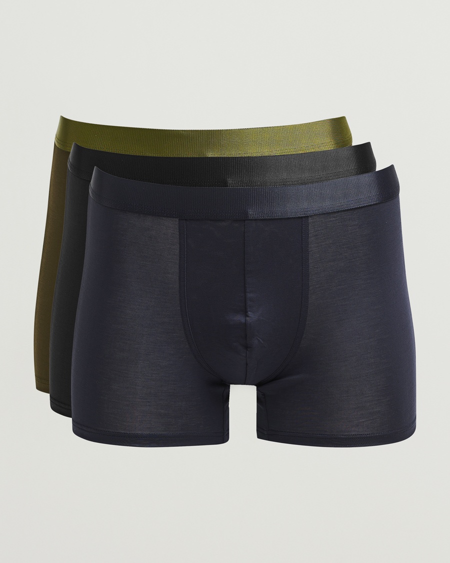 CDLP 3-Pack Boxer Briefs Black/Navy/Olive – Multi-colour