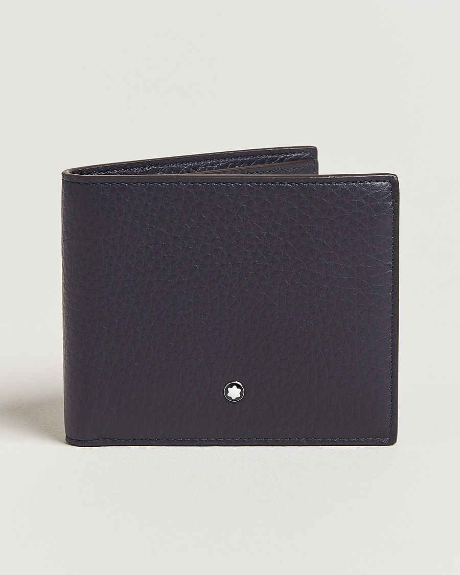 Montblanc Soft Grain Wallet 8cc Night Blue – Blue