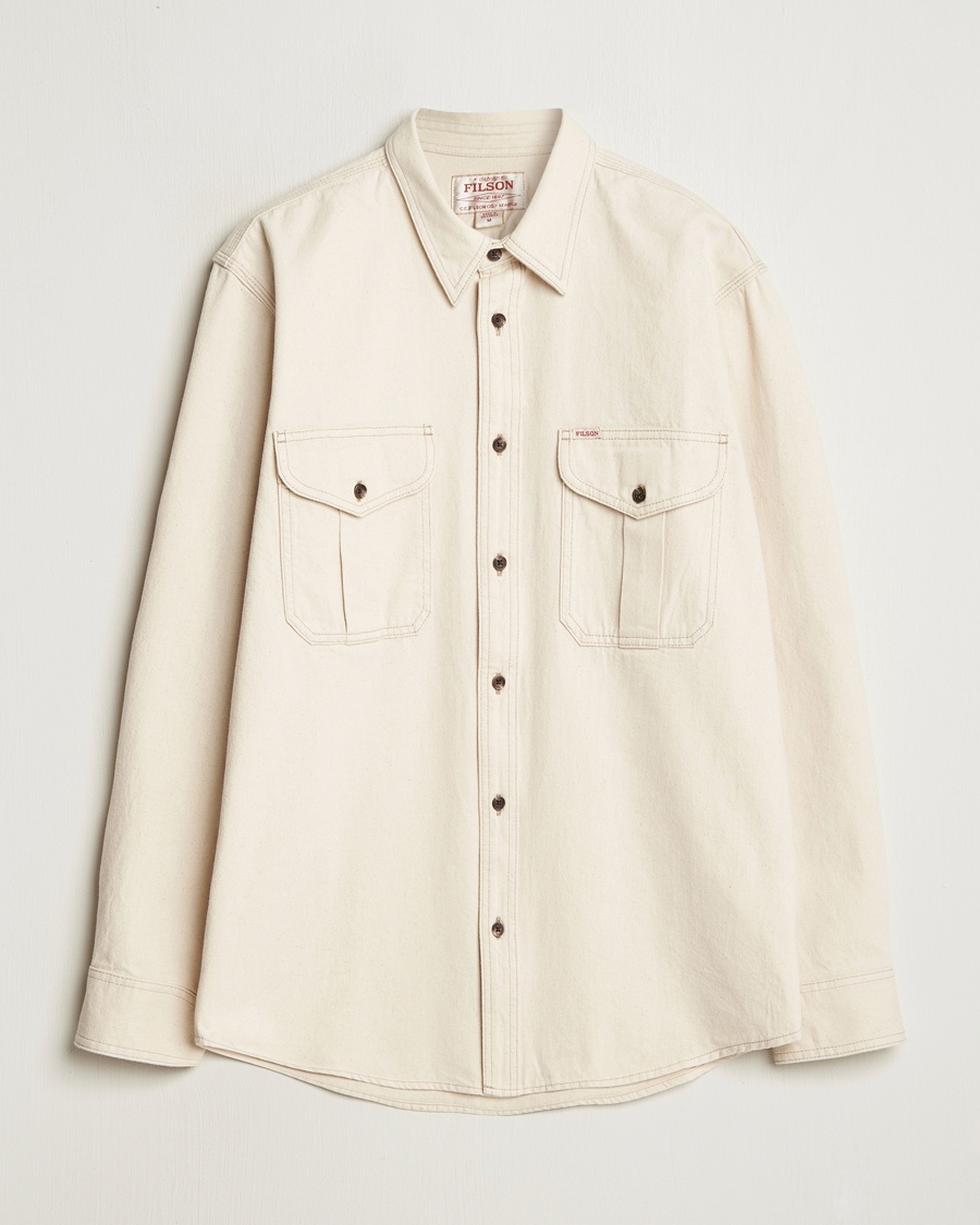 Filson Denim Guide Shirt Natural Seed – Beige