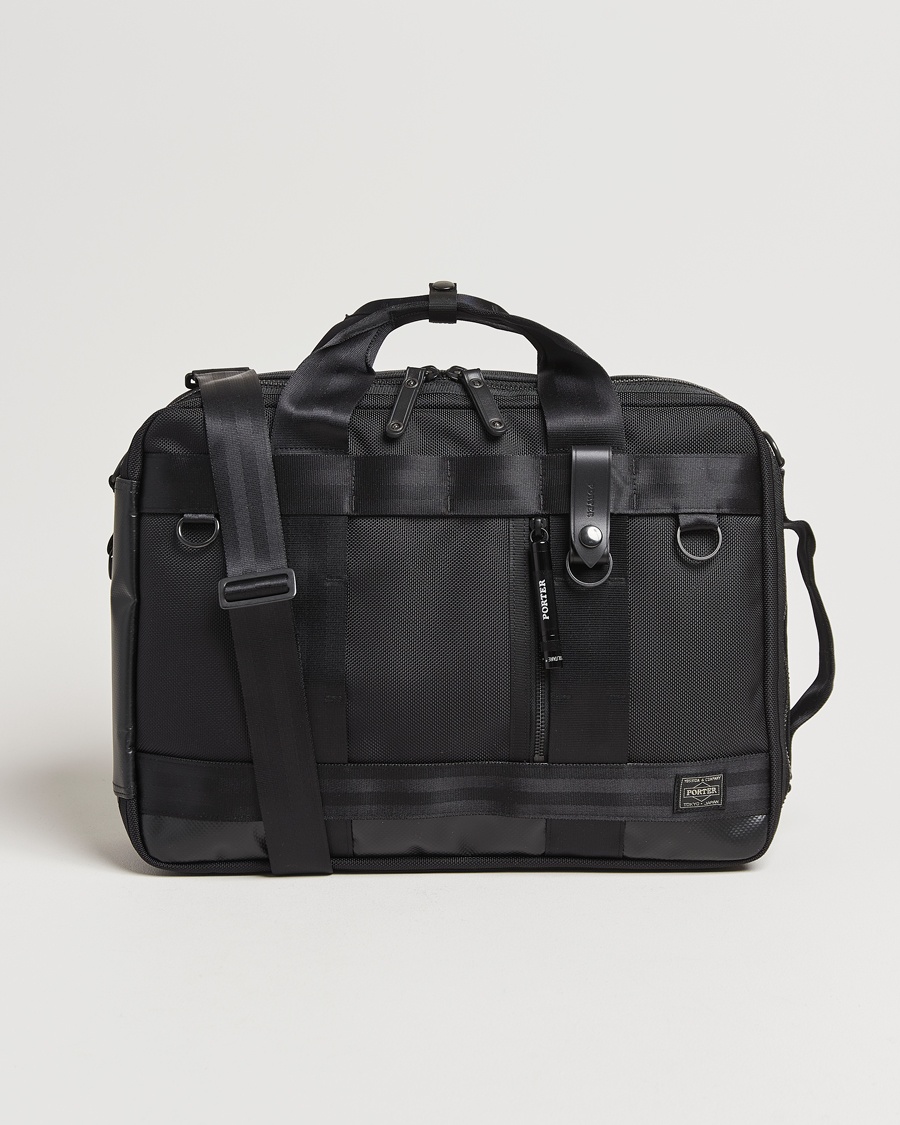Porter-Yoshida & Co. Heat 3Way Briefcase Black – Black