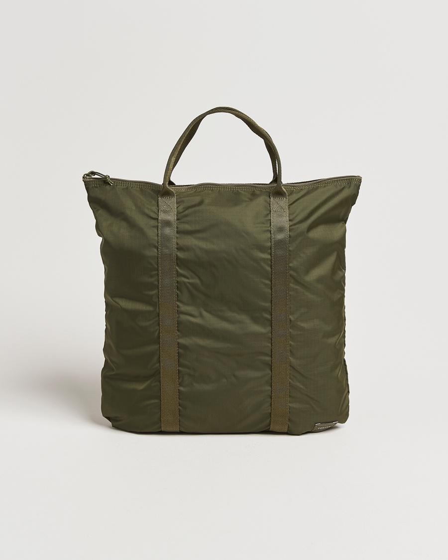 Porter-Yoshida & Co. Flex 2Way Tote Bag Olive Drab – Green