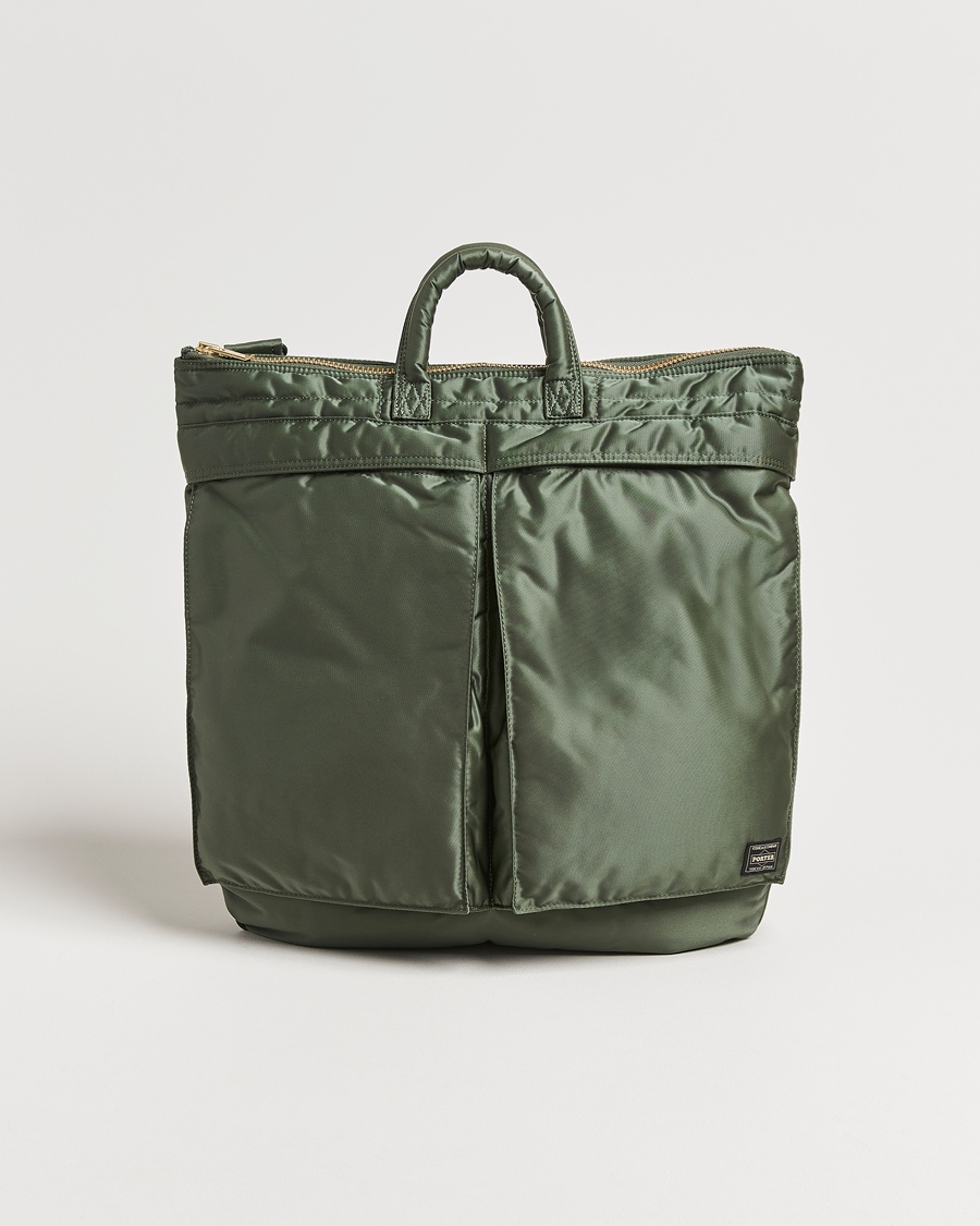 Porter-Yoshida & Co. Tanker Helmet Bag Sage Green – Green