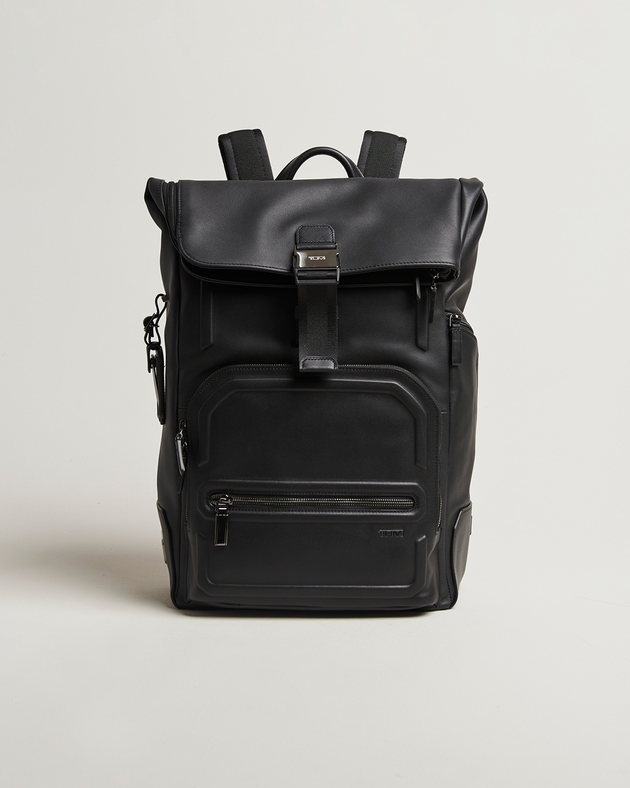 TUMI Harrison Osborn Roll Top Backpack Black – Black
