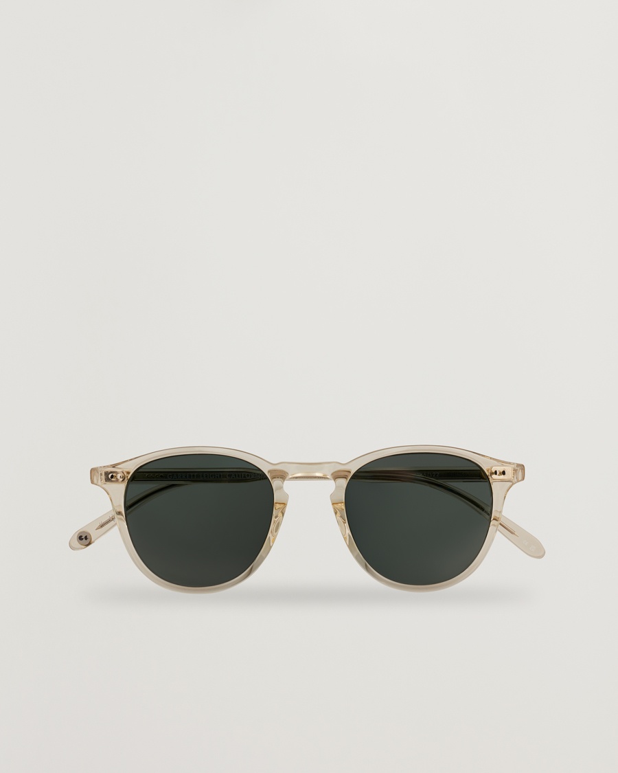 Garrett Leight Hampton 46 Sunglasses Pure Glass – Transparent