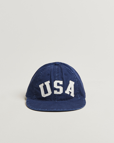 Polo Ralph Lauren Cotton Twill USA Cap Newport Navy – Blue