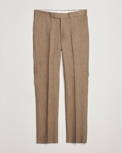 J.Lindeberg Lois Super Linen Pants Nutmeg – Brown
