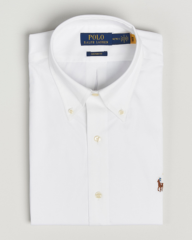 Polo Ralph Lauren Custom Fit Oxford Dress Shirt White – White