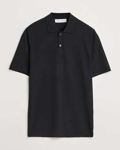 Samsøe Samsøe Sarown Knitted Polo Black – Black