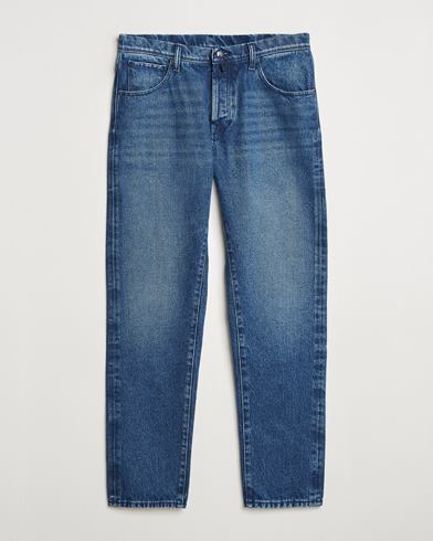 Incotex 5-Pocket Stretch Denim Dark Wash – Blue