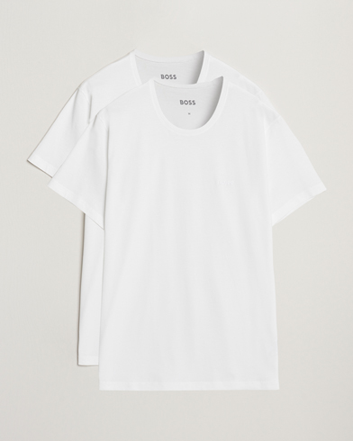 BOSS BLACK 2-Pack Relaxed Fit Crew Neck T-Shirt White – White