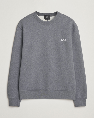 A.P.C. Boxy Fit Petit VPC Sweatshirt Anthracite/White – Grey