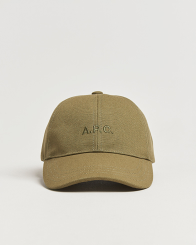 A.P.C. A.P.C.Charlie Baseball CapKhaki Green – Green
