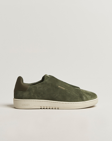 Axel Arigato Dice Laceless Suede Sneaker Dark Green – Green
