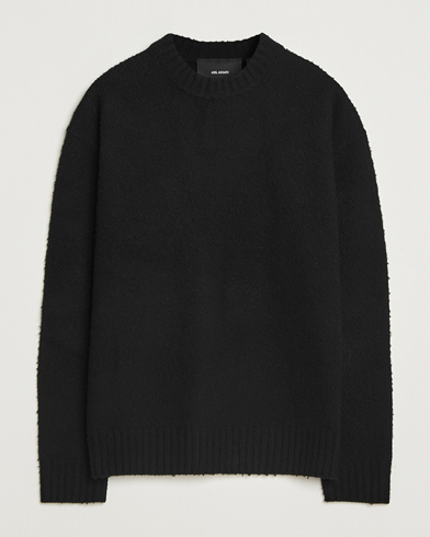 Axel Arigato Miles Bouclé Knitted Sweater Black – Black