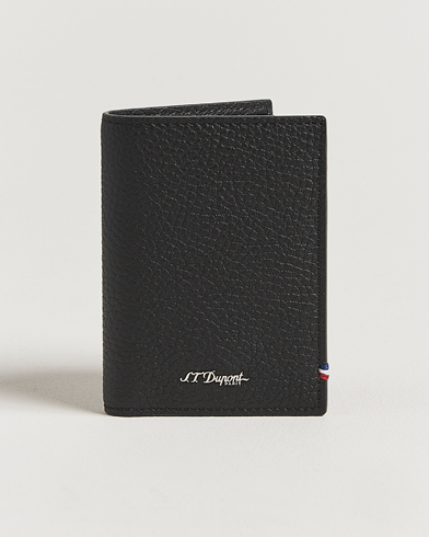 S.T. Dupont Neo Capsule Credit Card Wallet Black Grained – Black
