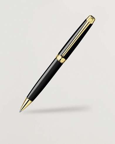 Caran d'Ache Caran d' Ache Léman Ballpoint Pen Ebony Black/Gold Plated – Black