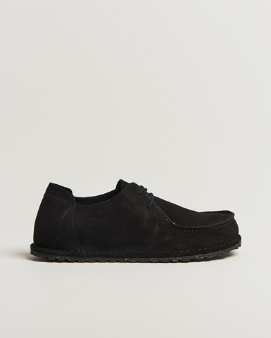 BIRKENSTOCK Utti Lace Suede Loafer Black – Black