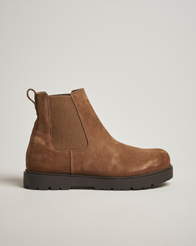 BIRKENSTOCK Highwood Suede Chelsea Boot Dark Tea – Brown
