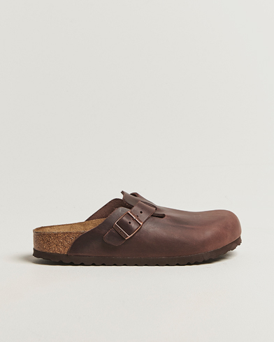 BIRKENSTOCK Boston Soft Footbed Mocca Suede at CareOfCarl.com