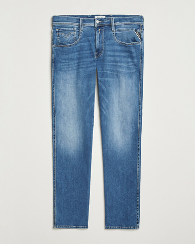 Replay Anbass Hyperflex Original Jeans Medium Blue – Blue