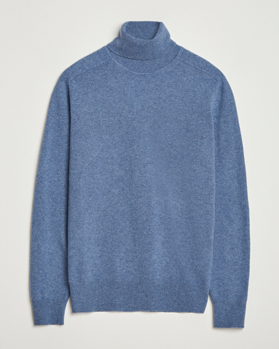 Altea Wool/Cashmere Rollneck Blue – Blue