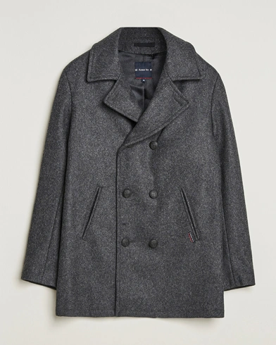 Armor-lux Kermor Wool Peacoat Grey Melange – Grey