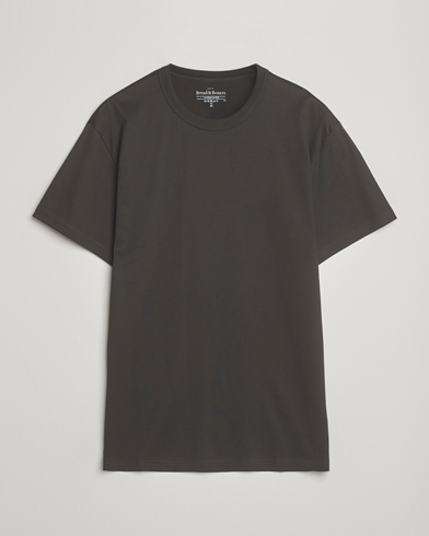 Thom Browne Short Sleeve Contrast T-Shirt Light Grey at