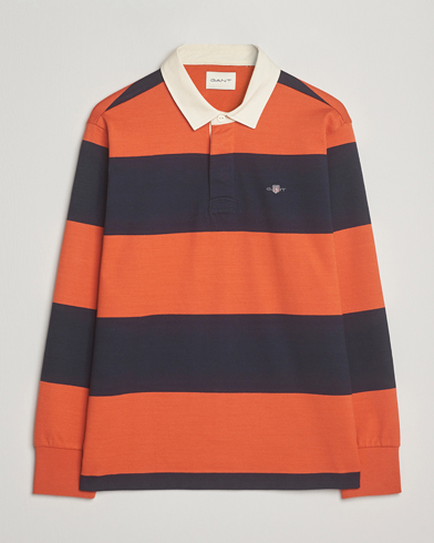 GANT Striped Heavy Rugger Evening Blue – Blue