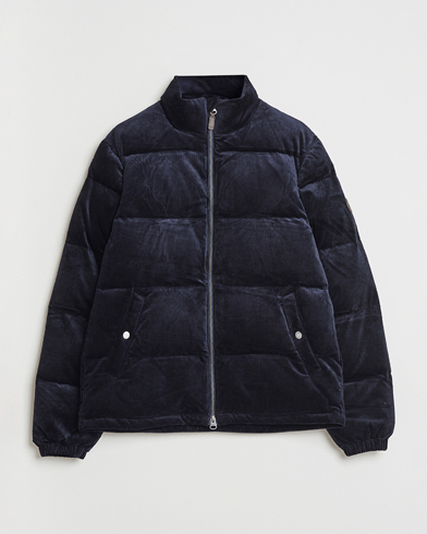 GANT Corduroy Down Puffer Jacker Evening Blue – Blue