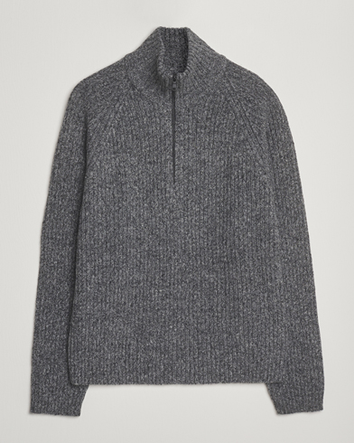Polo Ralph Lauren Wool/Cashmere Cable Half Zip Aged Wine Heather
