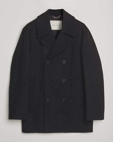 Mackintosh Dalton Wool/Cashmere Peacoat Black – Black