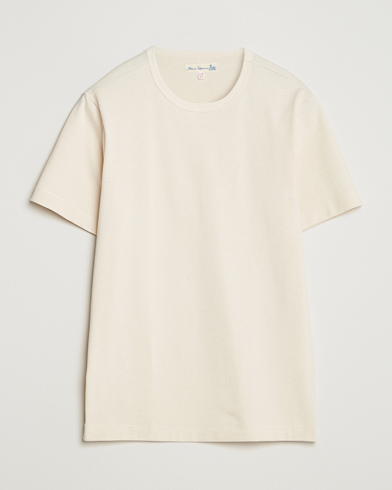  Merz b. Schwanen Classic Fit Sturdy T-Shirt Nature – White