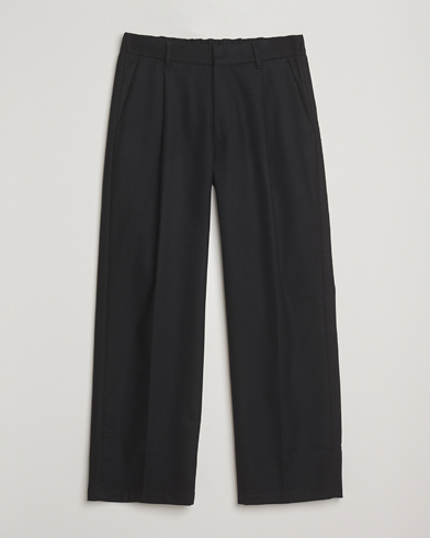 NN07 Kay Wool Pleated Trousers Black - Size: W36L32