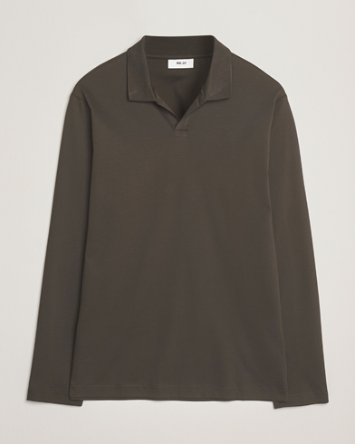 Lacoste Original Long Sleeve Polo Piké Bordeaux at CareOfCarl.com