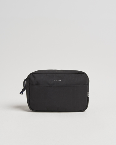 NN07 Nylon Ripstop Washbag Black – Black