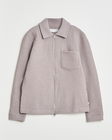 Fred Perry Taped Track Jacket Warm Grey at CareOfCarl.com