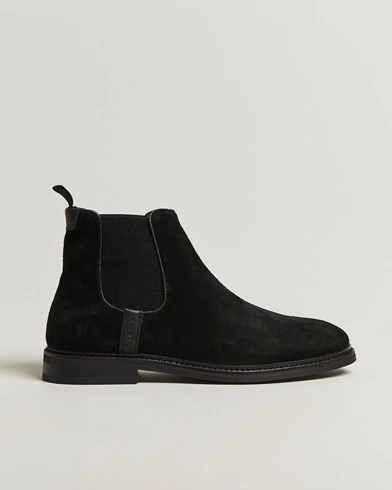 GANT Bidford Suede Chelsea Boot Black – Black