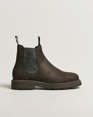 GANT Blisdor Rough Leather Chelsea Boot Dark Brown – Brown