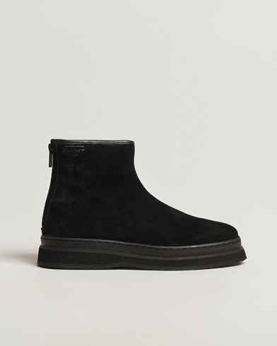 GANT Blistown Shearling Suede Curling Boot Black – Black