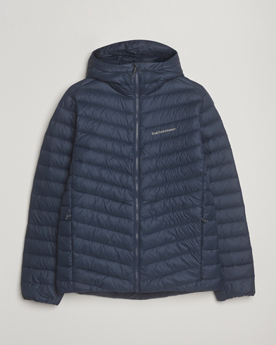 Peak Performance Frost Down Hooded Jacket Blue Shadow - Size: S
