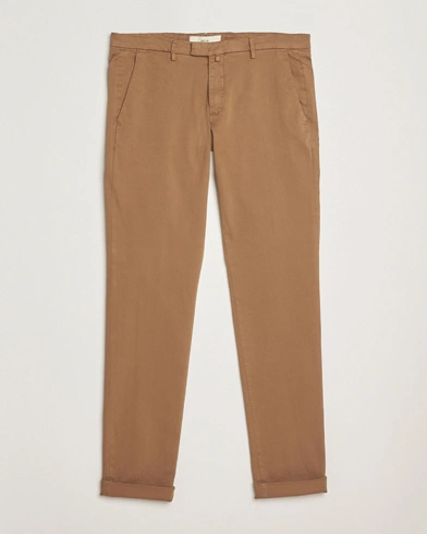 Briglia 1949 Briglia 1949 Slim Fit Cotton Stretch Chino Mid Brown - Size: 52