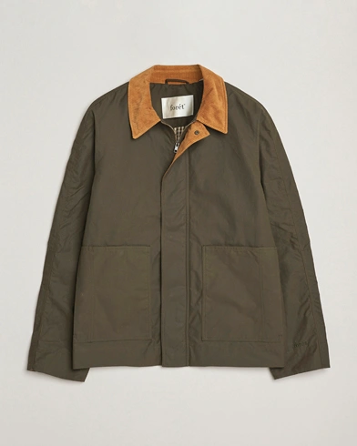 Forét Aspen Oilskin Jacket Army – Green