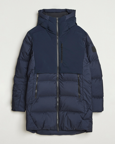 Moncler Hanoverian Long Down Parka Navy at CareOfCarl.com