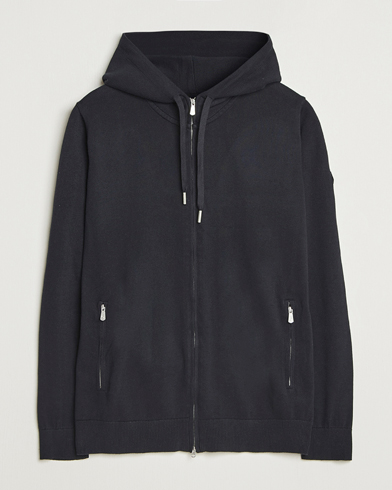 トップス Polo Ralph Lauren Black Full-Zip Hoodie ラルフ ローレン ダブルニット フルジップパーカー ポロブラック