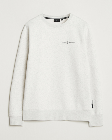 Sail Racing Bowman Crew Neck Sweatshirt Light Grey Melange – Grey