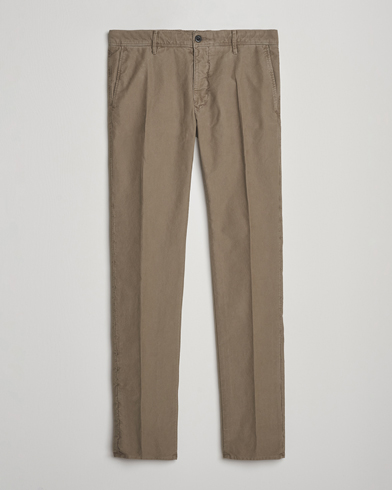Incotex Slim Fit Garment Dyed Slacks Khaki at CareOfCarl.com