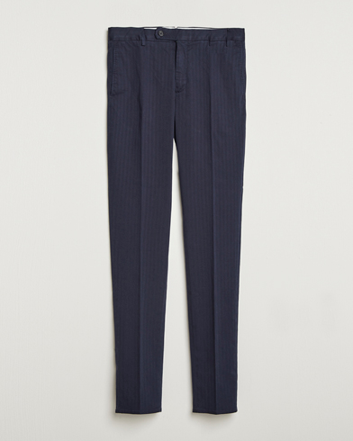 Incotex Slim Fit Garment Dyed Slacks Navy at CareOfCarl.com